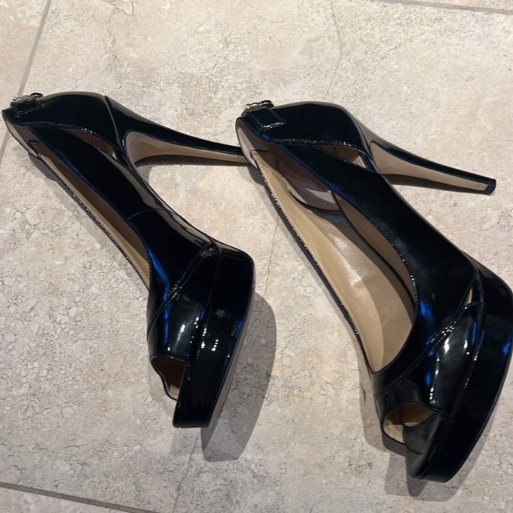 Michael Kors Black Patent Leather Pumps